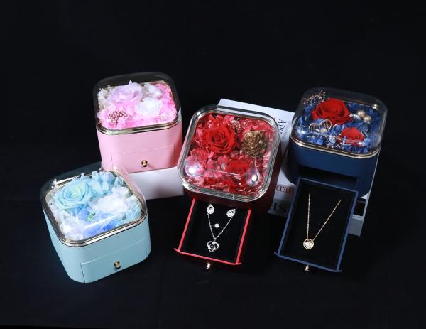 gift box with flowers