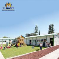 Casa modular da casa pré-fabricada da armação de aço das salas de aula da escola