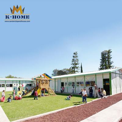 Casa modular da casa pré-fabricada da armação de aço das salas de aula da escola