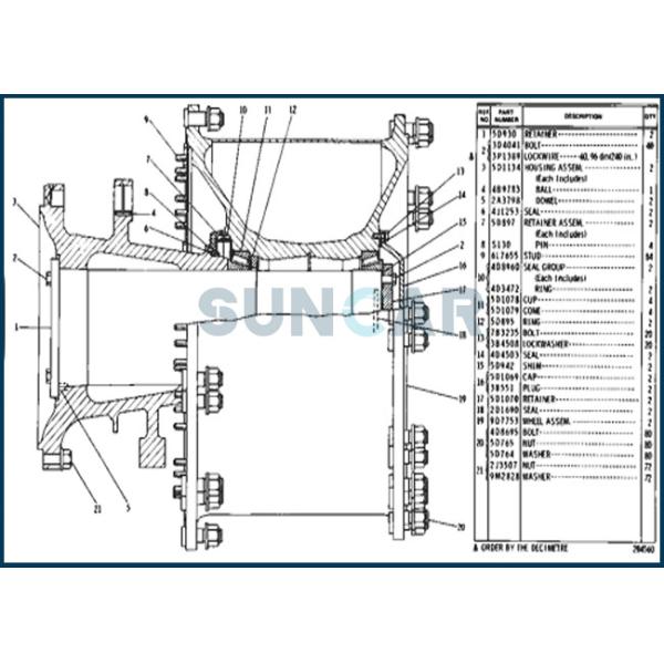 Группа уплотнения CA4D8960 4D-8960 4D8960 для трактора 650B колеса C-A-T