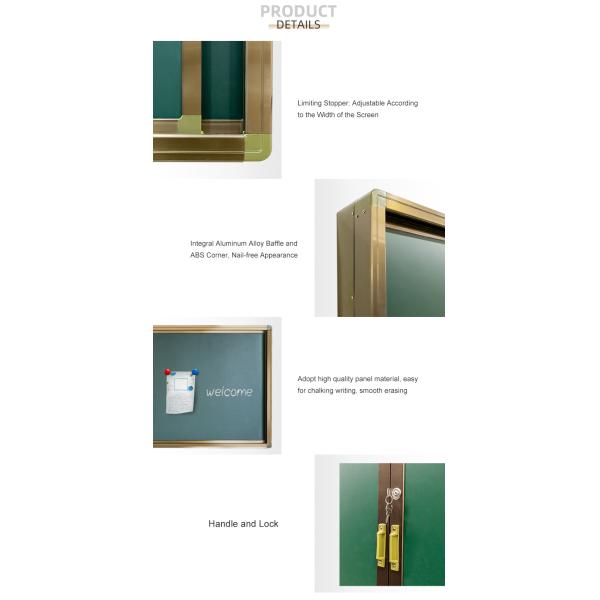 Ultra HD Smart Touch Screen Blackboard Digital Board Push Pull Blackboard