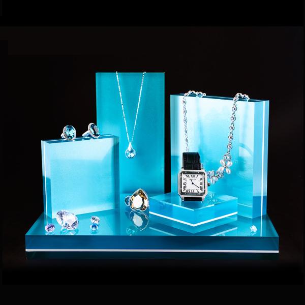 Advertising Acrylic Jewelry Display , Luxury A3 A4 Clear Acrylic Jewelry Stand