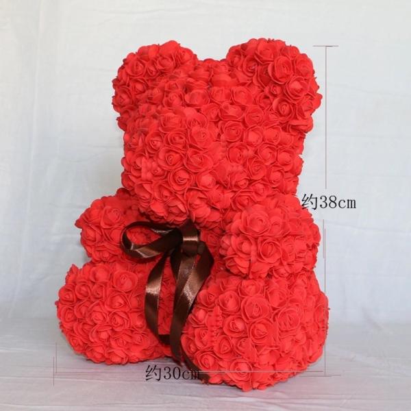 2021 Most Hot Selling Gift 40cm Rose Bear In Gift Box