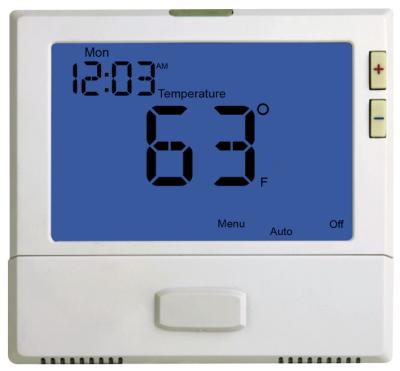 Única fase termostato programável 24V de 7 dias com bomba de calor