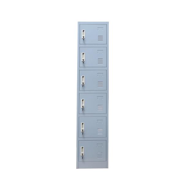 German Metal Lockers With Six Doors Commercial Gym Lockers