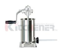 Máquina comercial del fabricante de la carne del llenador de la embutidora manual de la salchicha del acero inoxidable 15 libras