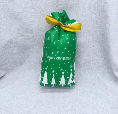 O melhor saco de cordão de venda do Natal do saco do deleite dos doces do saco do Natal