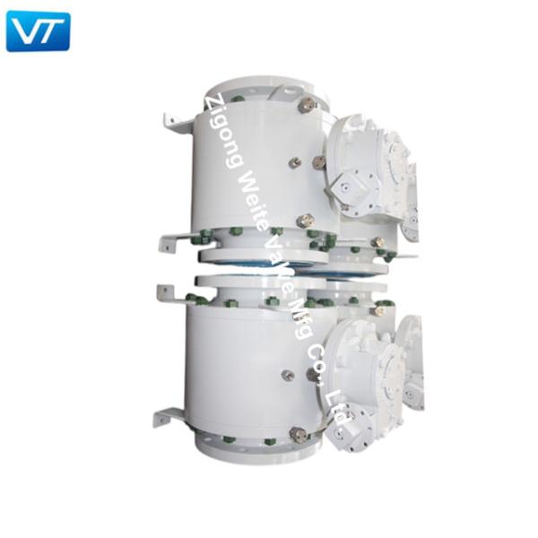 API 6D Electric Actuator Ball Valve Forged Steel Trunnion Ball Valve A350
