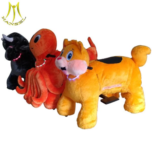 Hansel battery operated ride on animals plush animal horse electric scooter