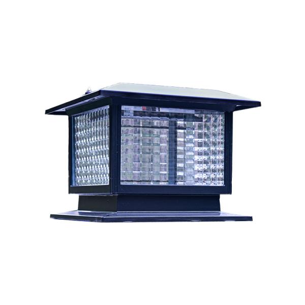 Outdoor Modern Solar LED Pillar Lamp for Courtyard Park Lighting Input Voltage V 3.7V