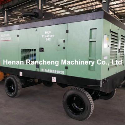 1107CFM 25Bar Diesel Engine Screw Compressors Portable Air Compressors For 2.5-1.8 Mpa Pressure