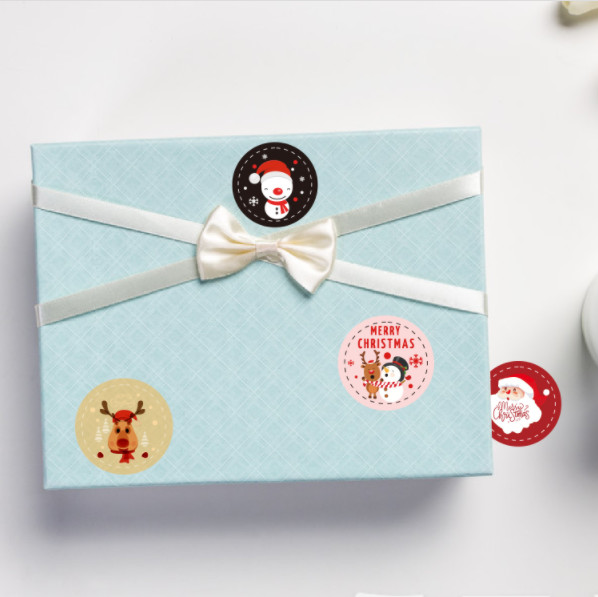 Стикеры винила веселого рождества PVC крена ярлыка цвета Pantone липкие