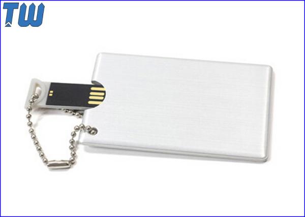 Full Metal Big Printing Area Name Card 64GB Thumb Drive Stick
