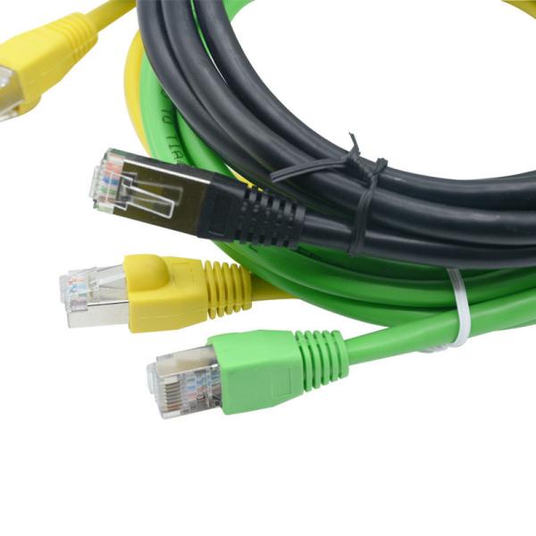 Cabo 28AWG Cat6 da rede da categoria 6 do HDPE 6.2mm fio de 10 gigabits