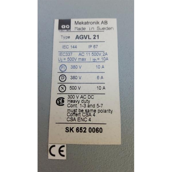 ПЕРЕКЛЮЧАТЕЛЬ ПРЕДЕЛА AGVL21 500V-AC 10A AMP, выход 10 AMP, новый оригинал, рабочий день 3-5 из поставить время.