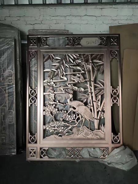 Metal Aluminum Engraving Screen Panel Laser Cutting Facade Panel Home Decoration