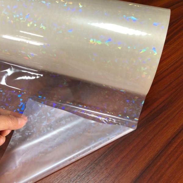 Transparent BOPP Plastic Film Multiple Extrusion Holographic Clear Film