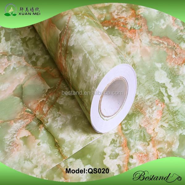 Furniture Films Marble Stone Wallpaper 3D Ceramic Effect Wallpaper Interior Decorative Wallpaper for Bulk Order