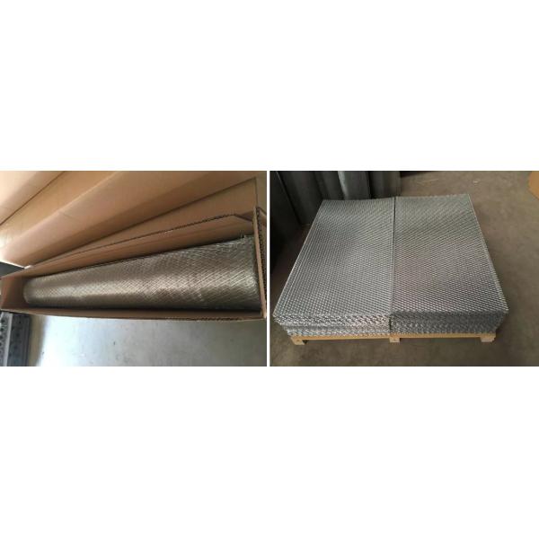 PVC покрыл сетку A1100-H14 плиты 50x50mm сетки диаманта алюминиевую защищая