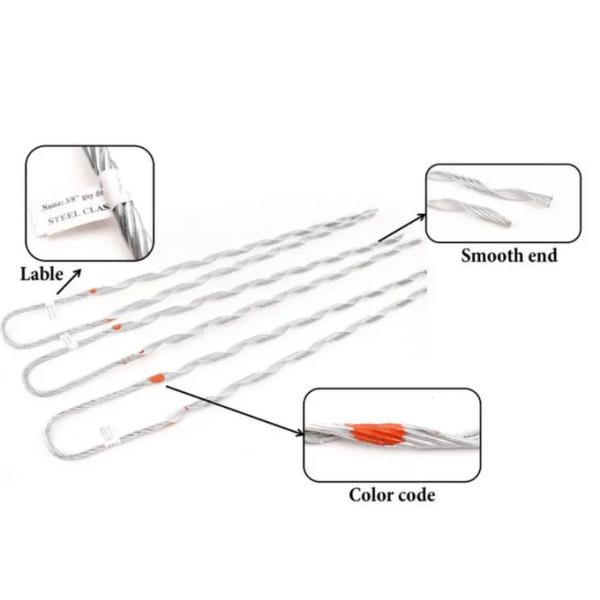 Preformed Tension Clamp Guy Strip ADSS Cable Accessories Dead End Guy Grip