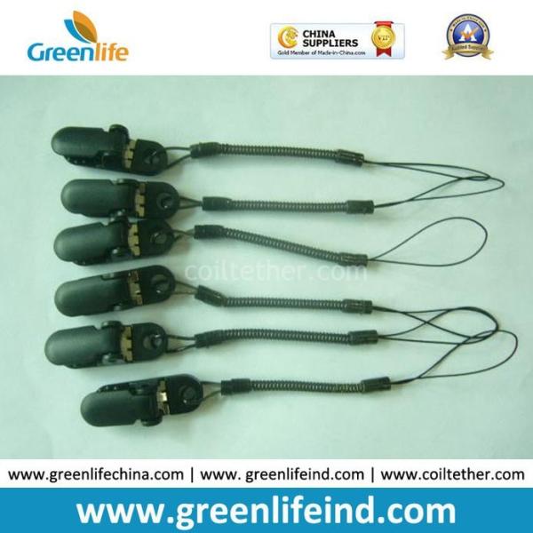 Short Cell Phone Spiral Coil Strap Fashion Security Cord