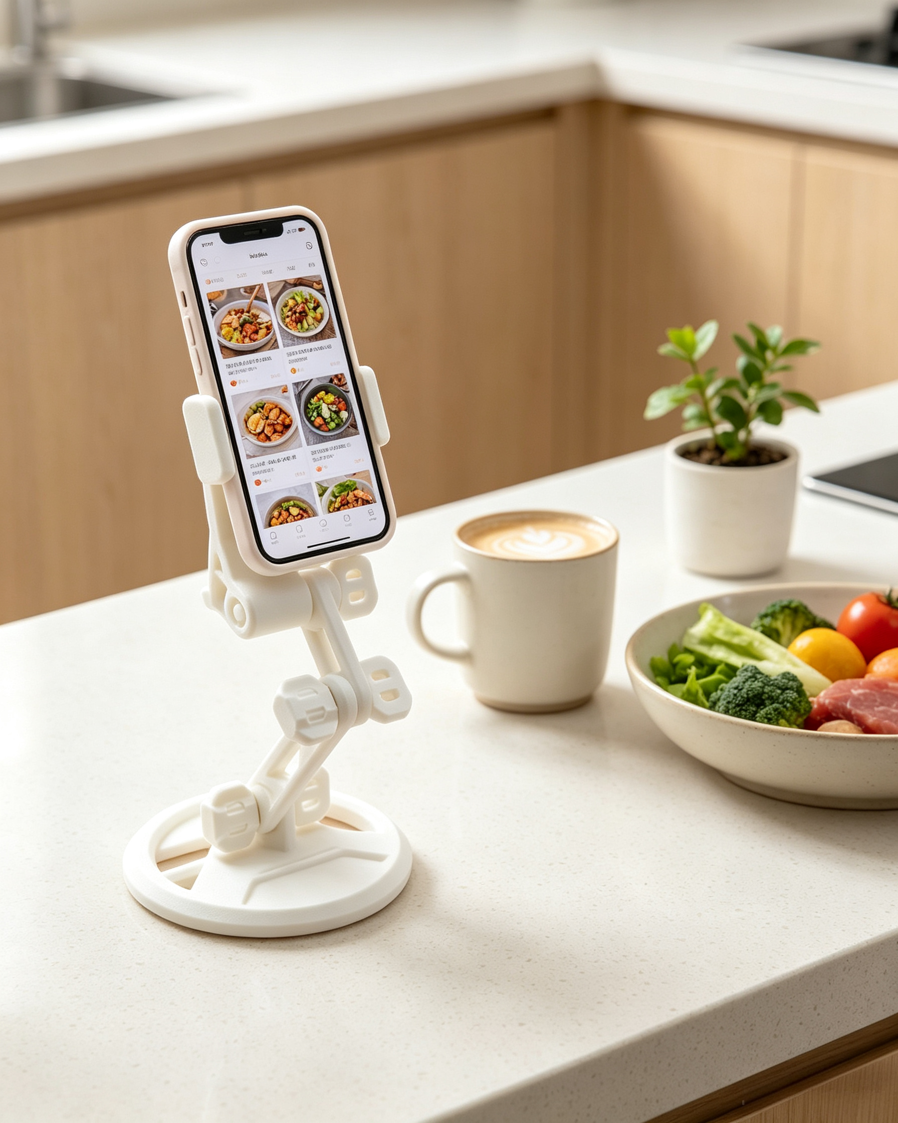 Height Adjustable  Digital 3D Printing Angle Adjustable Rotary Base Cell Phone Stand