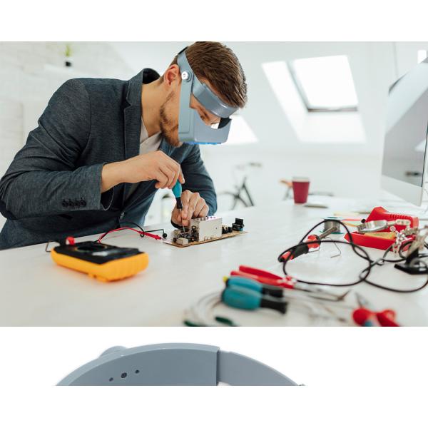 Бинокулярные стеклянные аксессуары ювелирных изделий оборудуют носить головы чтения объектива увеличителей двойной