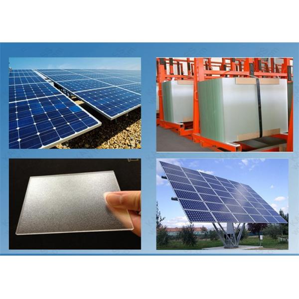 Clear Low Iron Solar Panel Glass 3.2mm / 4.0mm Thickness Sample Available