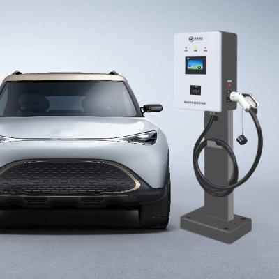 Commercial 40kw EV Charger With 4.3 Color Touch Screen 5m Cable Length