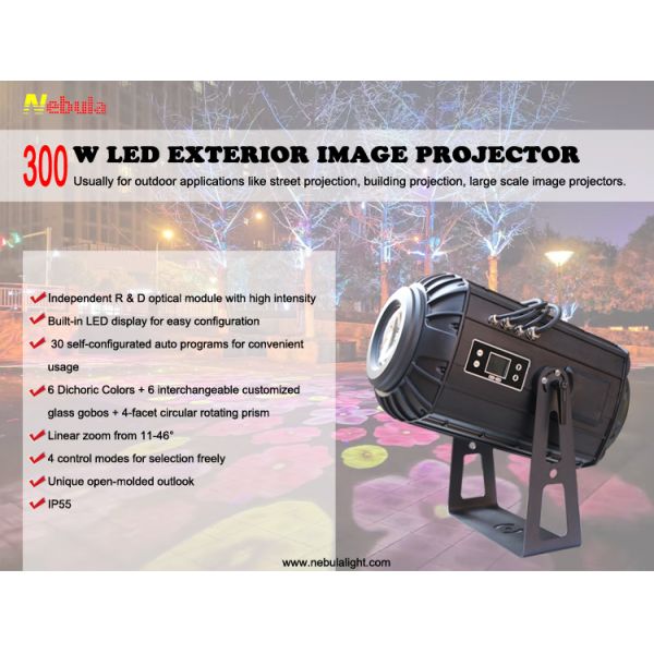 High Quality China LED Zoom Gobo Pattern Projector for Advertising Lights