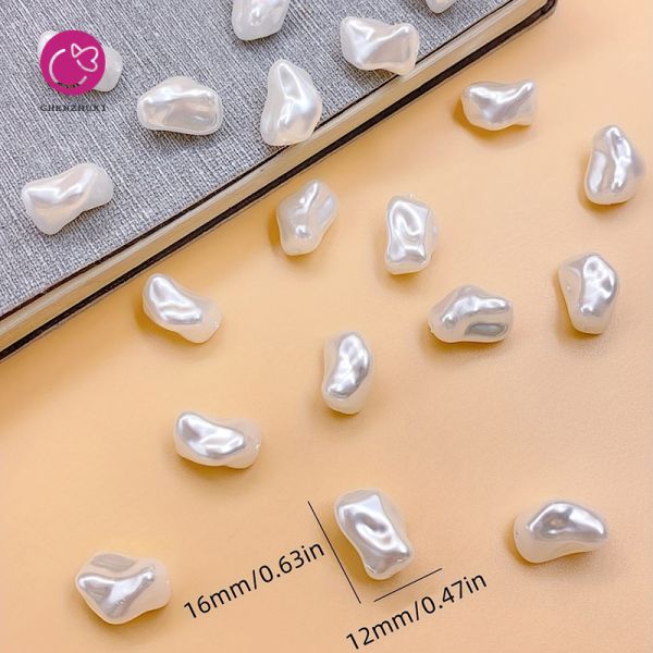 Pearl Baroque Shaped Straight Hole Single Irregular Beads Loose Imitation Pearls