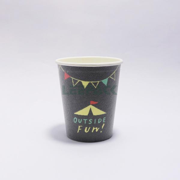 8oz disposable take away coffee milk tea hot drink cup single or double wall foam paper cup with logo printing