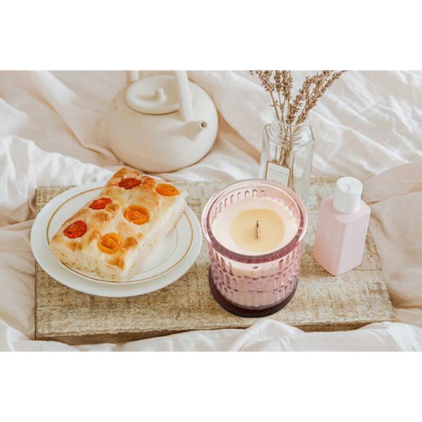 Винтажные держатели для свечи Tealight стекла выбили крышку особенности деревянную