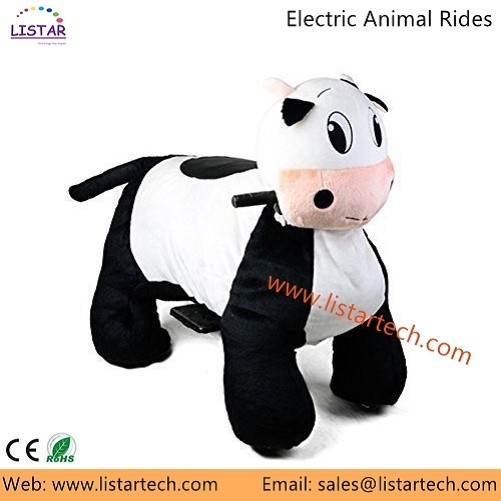 Motorized Animal Scooters with Music and Light, Mobile Stuffed Animals for Shopping Mall