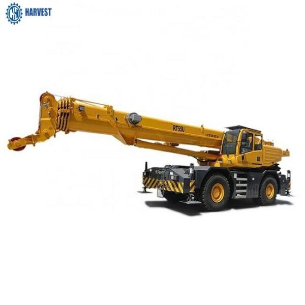Guindaste de 55 toneladas do caminhão do crescimento de Max Lifting Height 55m Cummins Engine RT55U