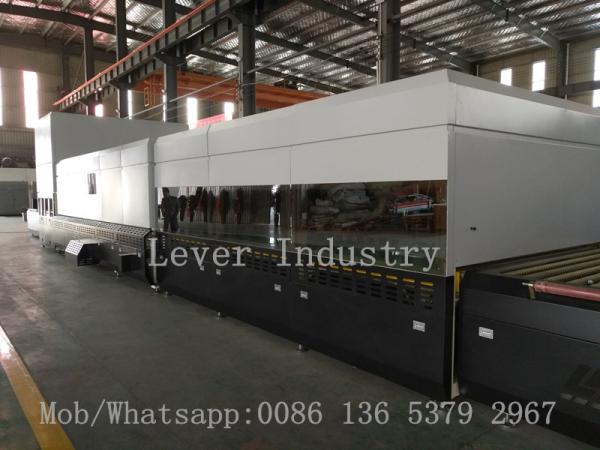 tuffen glass machine with Double Round Belt driving PU more stable &reliable