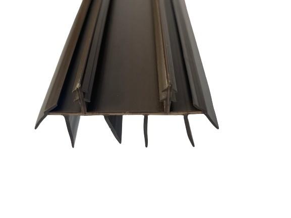 Selo de vinil branco em forma de U, de forma de cinch, para isolamento acústico