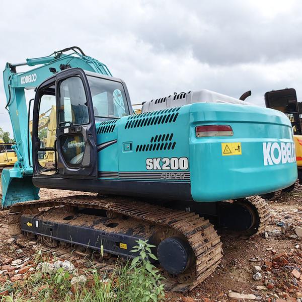 Excavadoras Kobelco usadas de 2000 rpm SK200-8 Excavadora de tamaño medio de 20 toneladas de tracción media