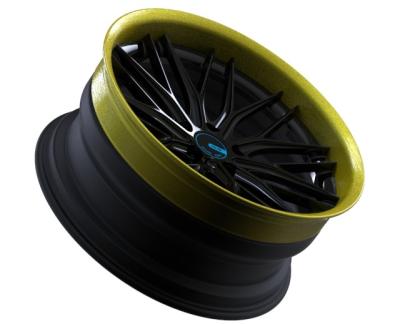 Trois morceaux 6061 T6 ont forgé des roues