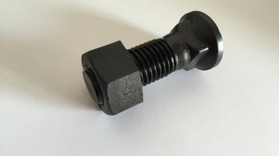 O parafuso do arado M12 dimensiona o aço carbono 1J6762 preto