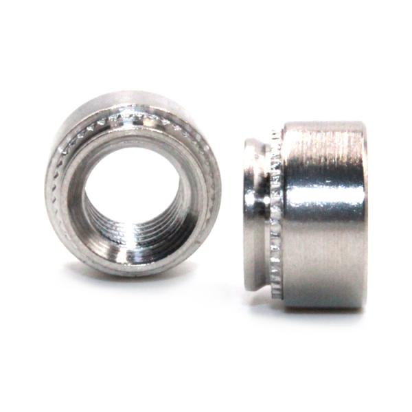 Acero/SUS304 acabado de óxido negro autoadherente de la tuerca Presión insertar tuerca de remachado para uso médico