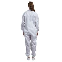 ESD Hooded Anti Static Jumpsuit Acidproof Dust Free Clean Room Cloth