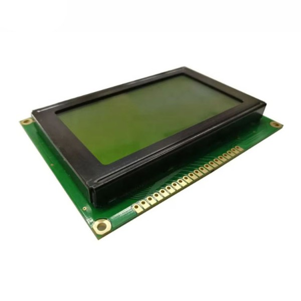 Custom 3-Inch Green STN Type Graphic LCD Screen Module with Male/Female Interface and 128x64 Resolution ST7789 Driver IC