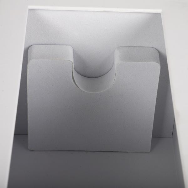 Personalized One Piece Wine Bottle Gift Box White Folder Golf Foil Logo FSC