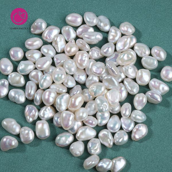 6.5-7mm Baroque Natural Freshwater Pearl Jewelry Diy Earrings Bracelet Necklace Accessories Wholesale