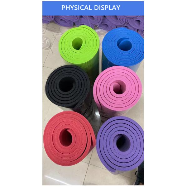183*61*0.8cm Exercise Yoga Mat NBR Washable Custom Logo Yoga Mats