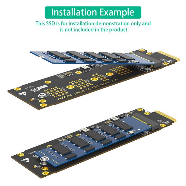 Линейка 1U GEN-Z EDSFF E1.S Интерфейс с NGFF M.2 Ключ-M M2 NVMe SSD конвертер адаптерная карта