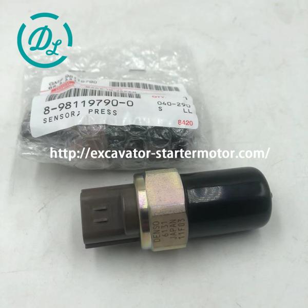 ISUZU 4HK1 Capteur de pression de carburant à rampe commune OEM 8-98119790-0