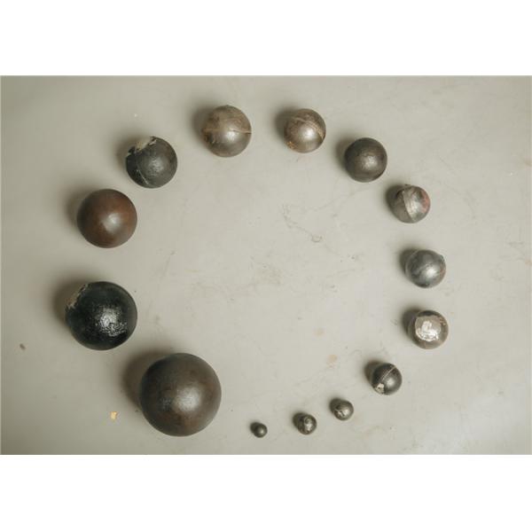 Customized Size Ball Mill Balls , Forged / Cast Steel Balls For Ball Mill