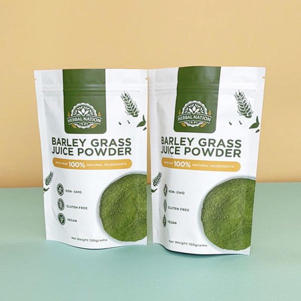 Resealable Zipper Food Packaging Bags Stand Up Pouch Custom Spice Powder Packaging Plastic Bag
